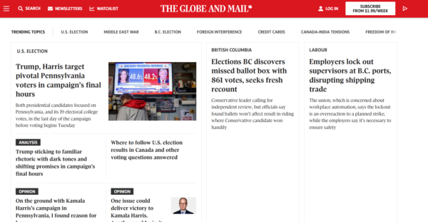 Publish Premium Press Release Guest Post on theglobeandmail.com