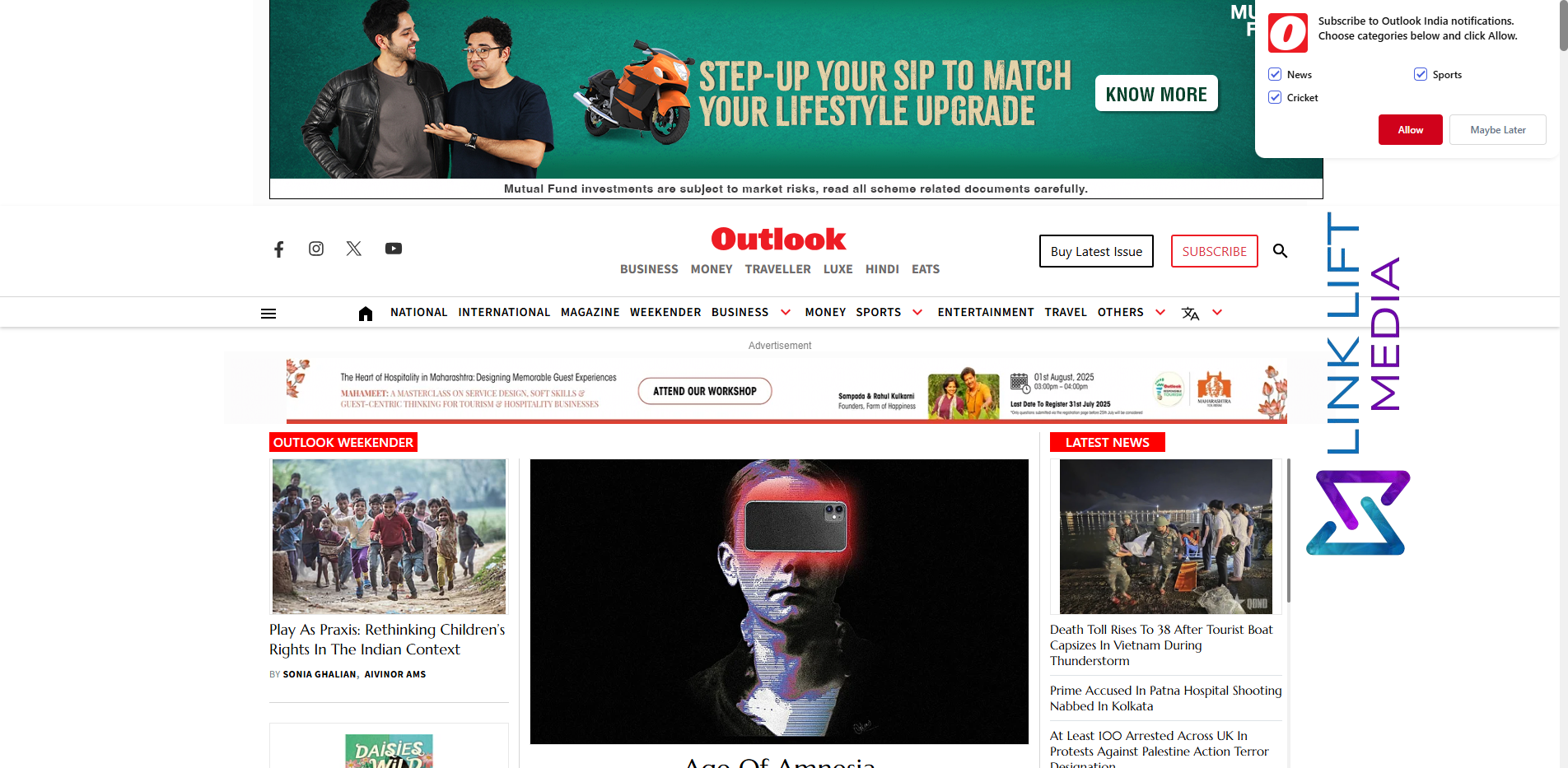 Write and Publish Niche Relevant Guest Post on OutlookIndia.com